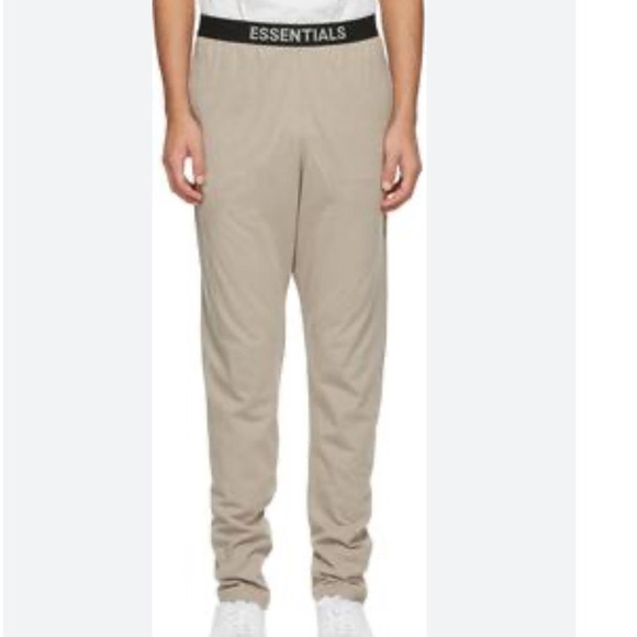 Fear of God ESSENTIALS Tan Jersey Lounge Pants Small - Picture 1 of 7